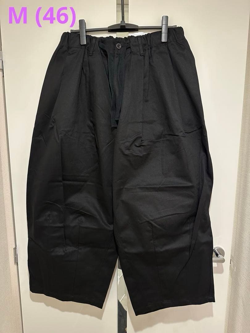 is-ness BALLOON EZ PANTS BLACK Mサイズ