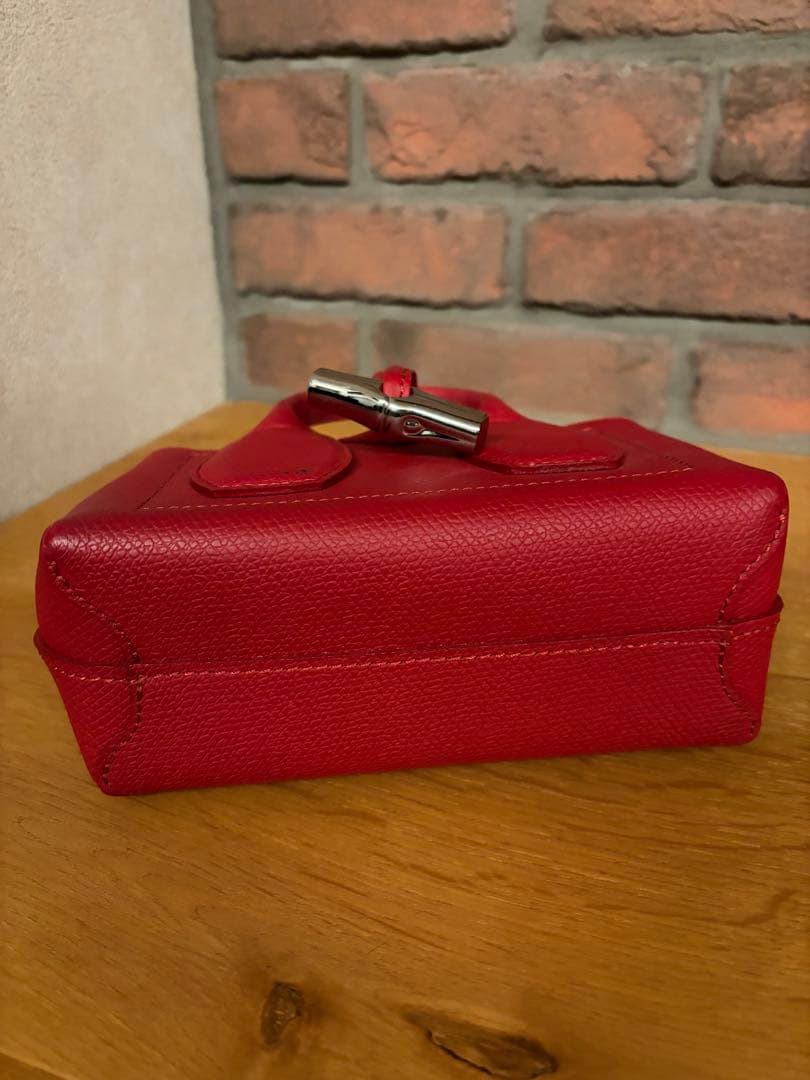 ロンシャン　ルロゾ　ショルダー　レッド