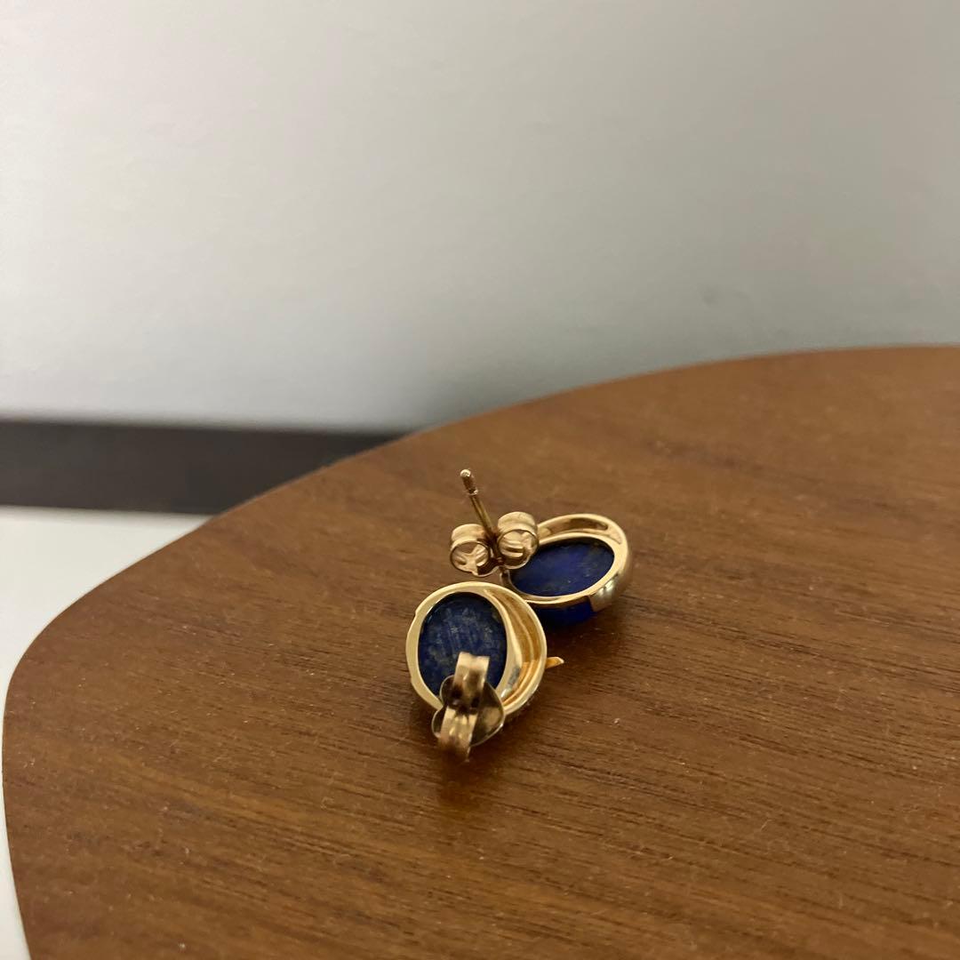 スタージュエリー　ラピスラズリ　スタッドピアス