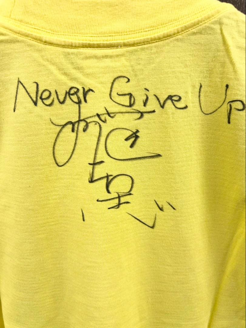 桜庭和志★髙田道場　SAKU Tシャツ イエロー 本人サイン入り