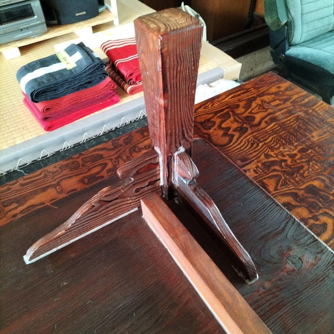 昭和レトロ　座卓　ちゃぶ台　リペア済み　中古品