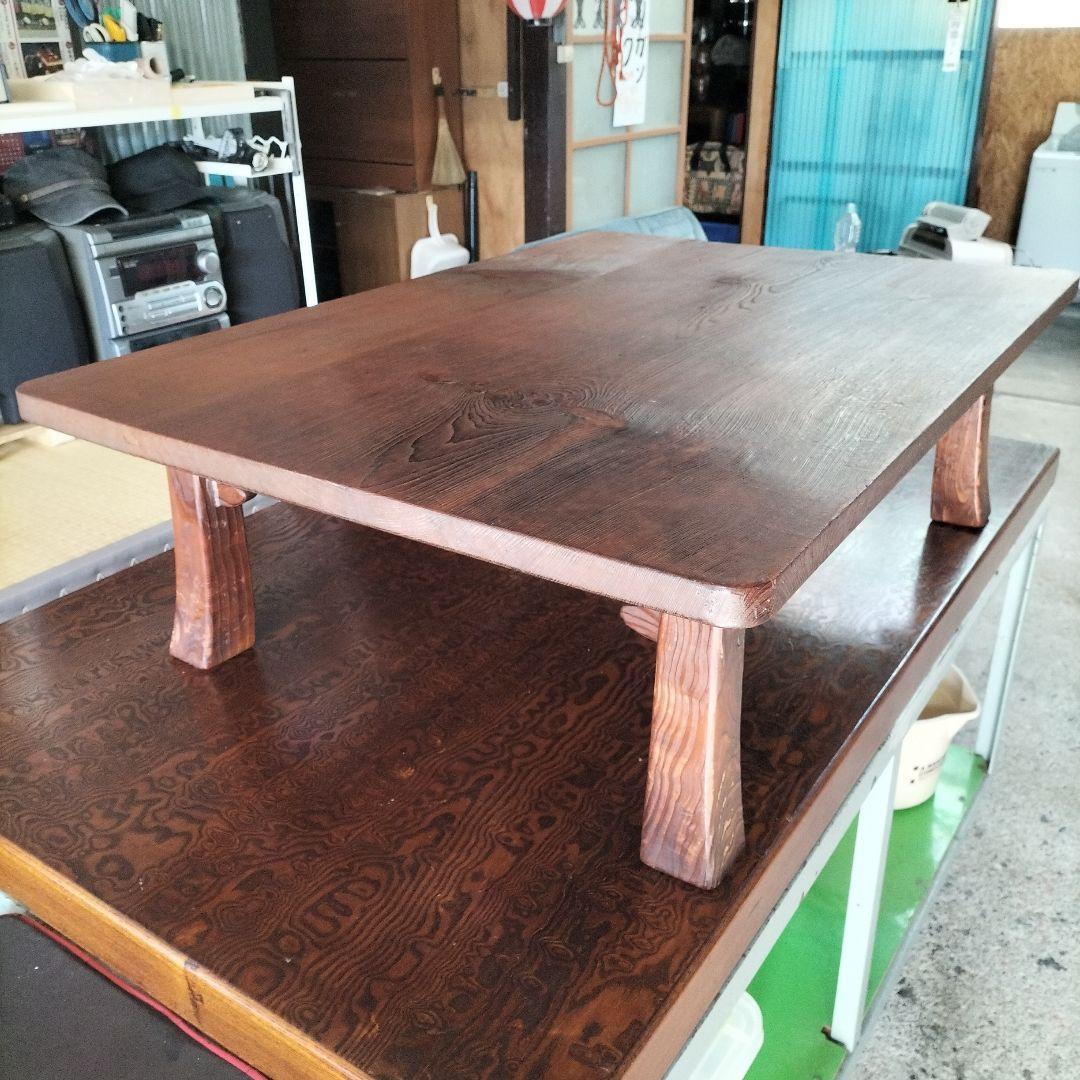 昭和レトロ　座卓　ちゃぶ台　リペア済み　中古品