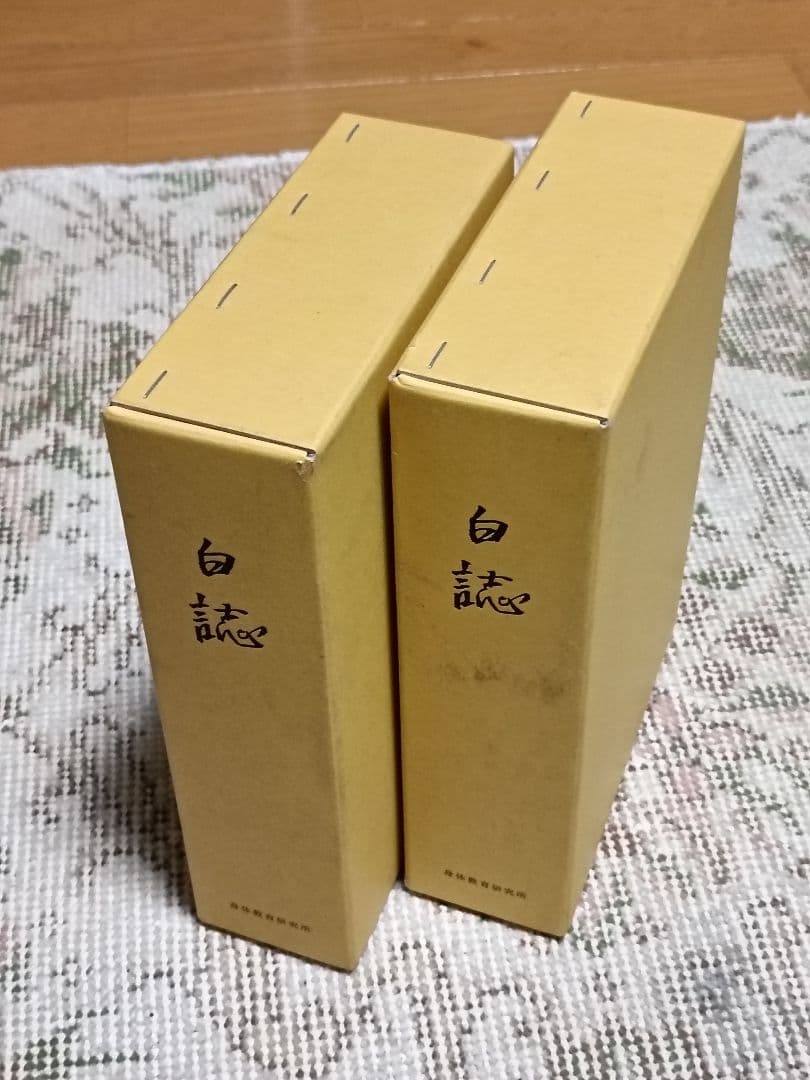 白誌 2期セット　野口整体　身体教育研究所