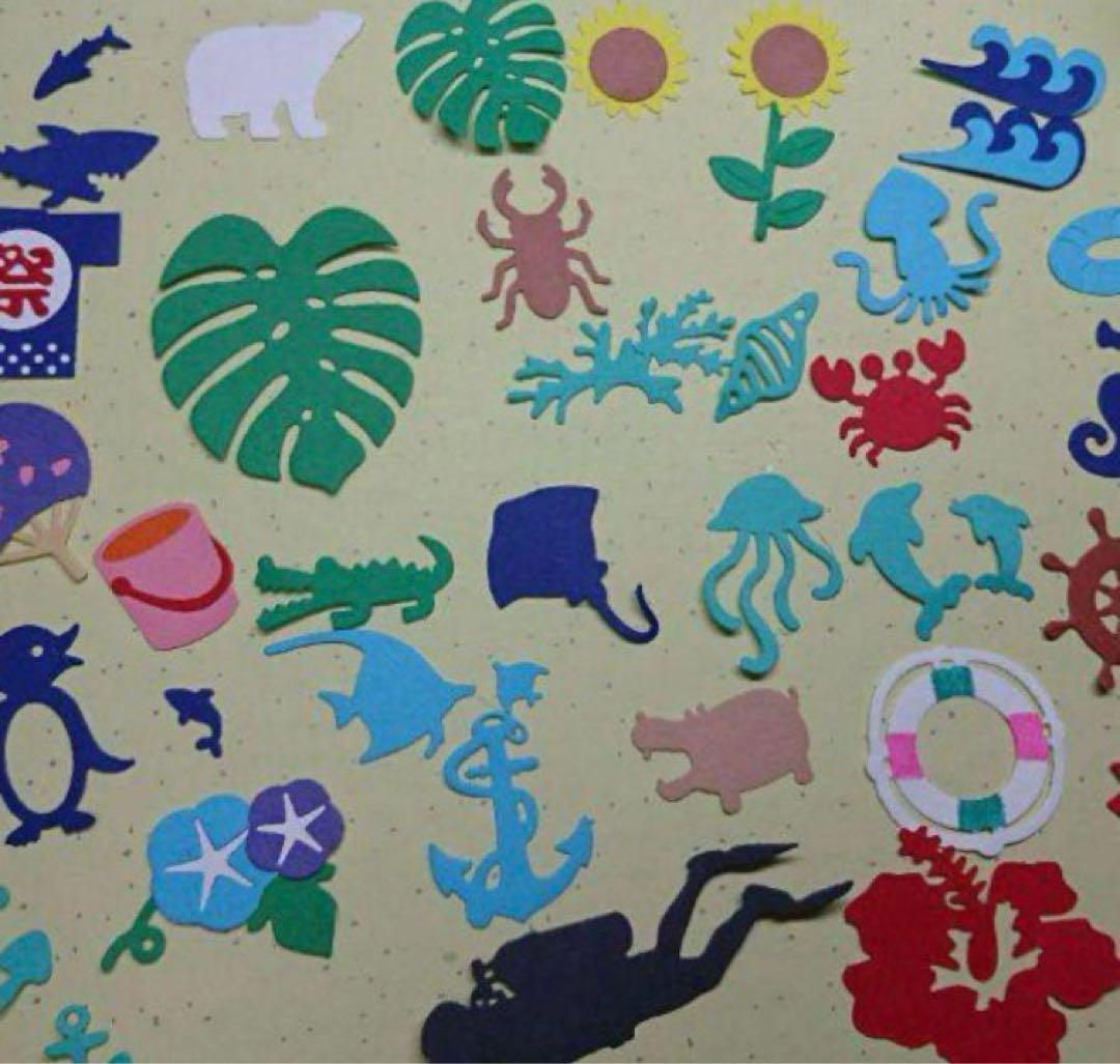 アルバム飾り　クラフトパンチ　夏祭り　オーダー受付中( ＾∀＾)