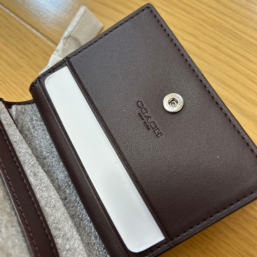 コーチ レディース 二つ折り 財布 グレー