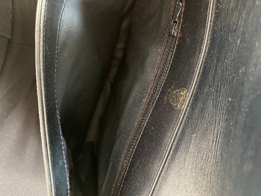 GUCCI GGパターン ショルダーバッグ ネイビー/アイボリー