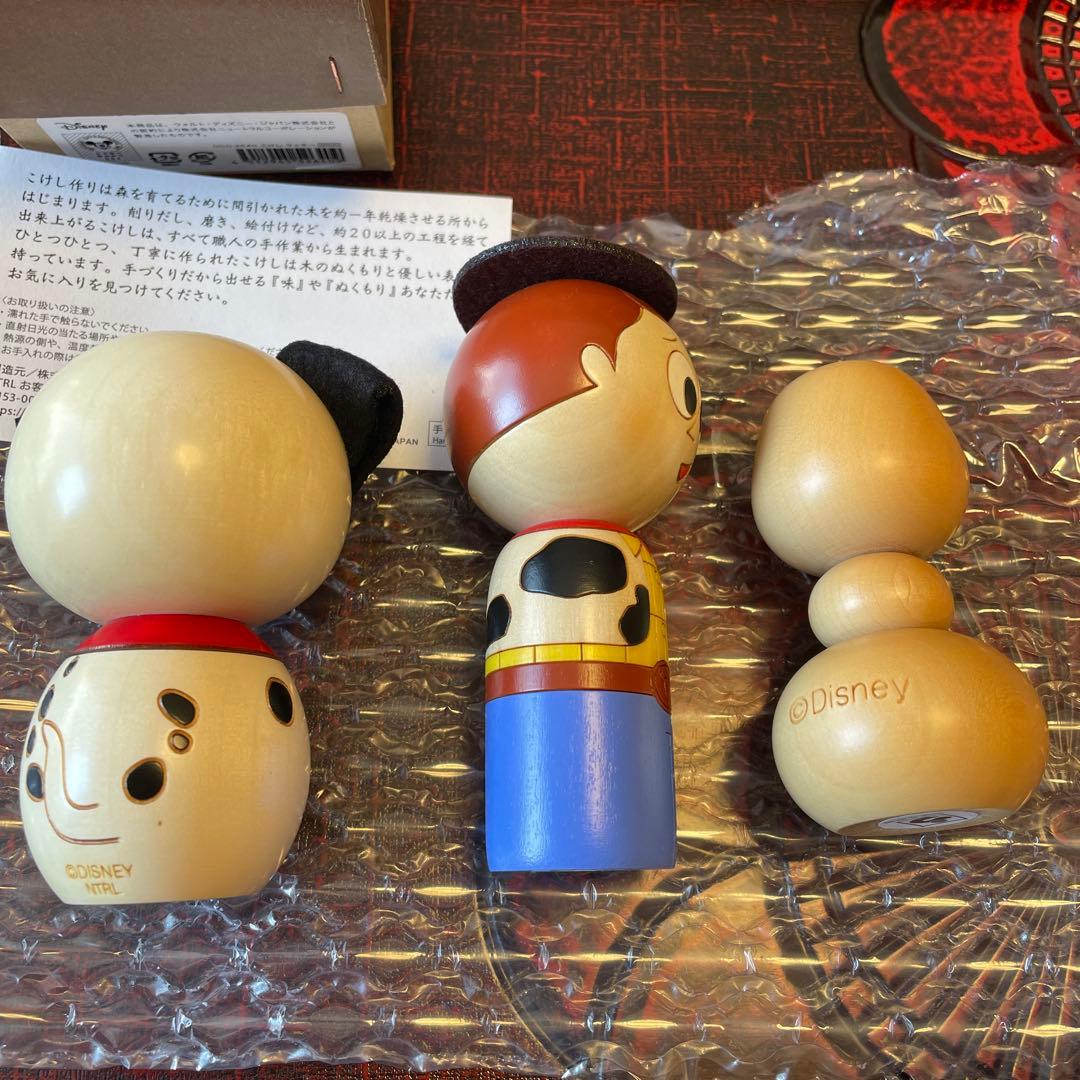 卯三郎こけし　101匹わんちゃん　アナ雪(オラフ)　トイストーリー(ウッディ)