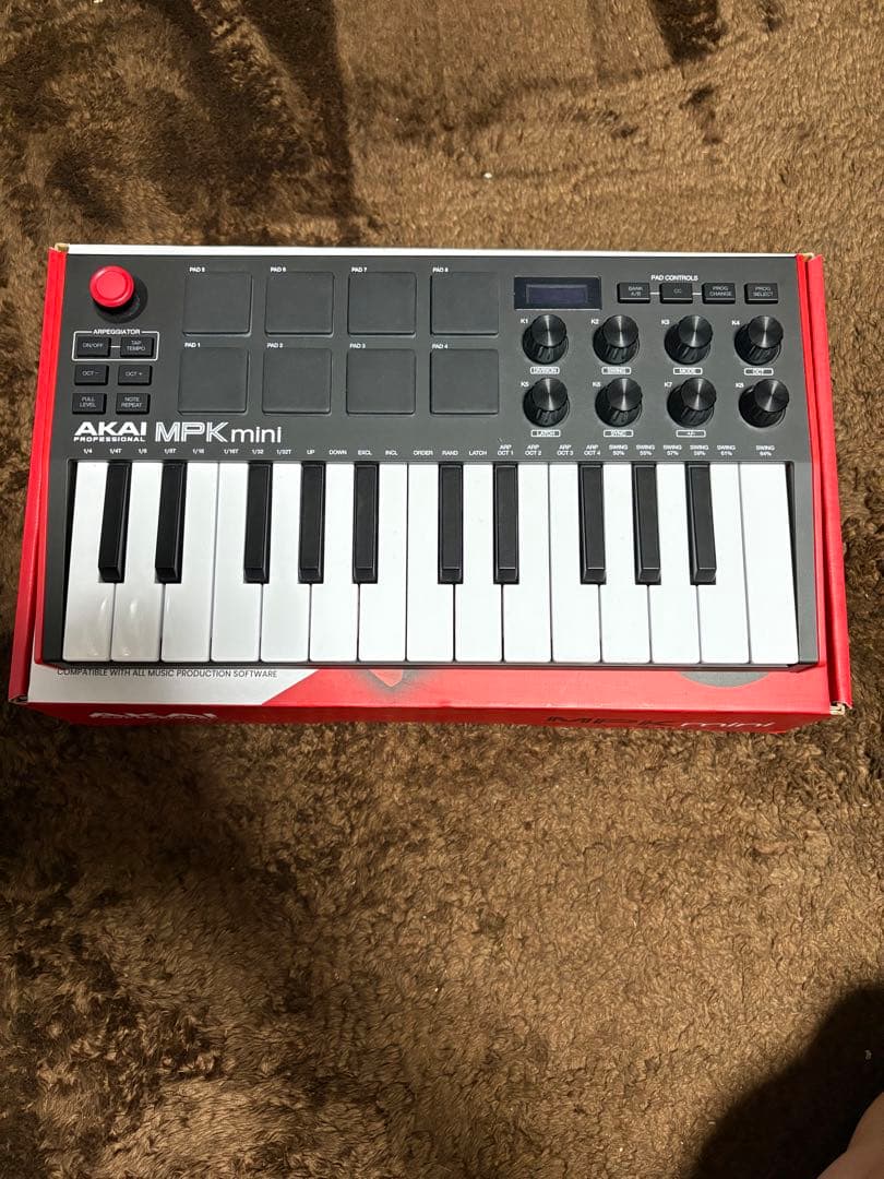 【美品】AKAI MPK mini MIDIコントローラー
