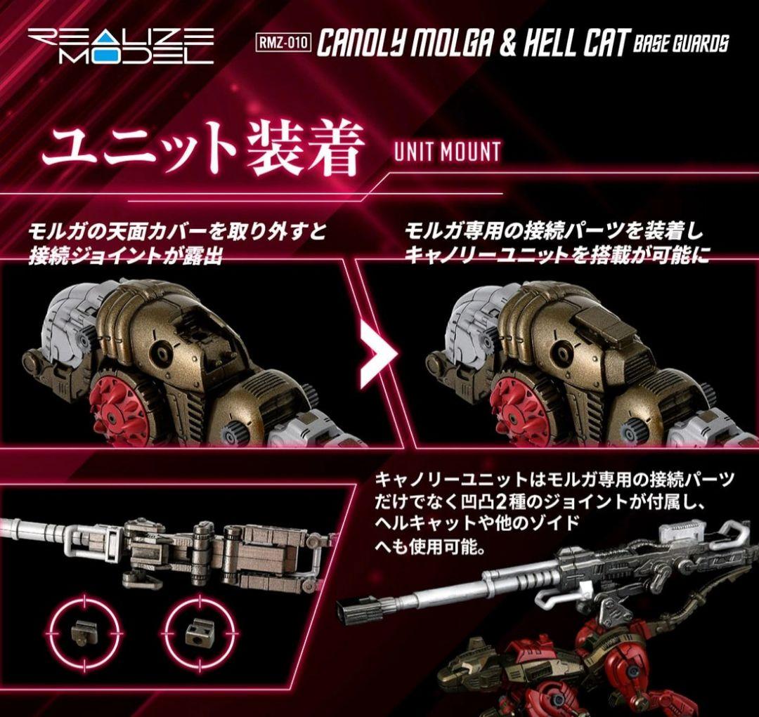モール限定 ゾイド RMZ-010 キャノリーモルガ&ヘルキャット 守備隊仕様