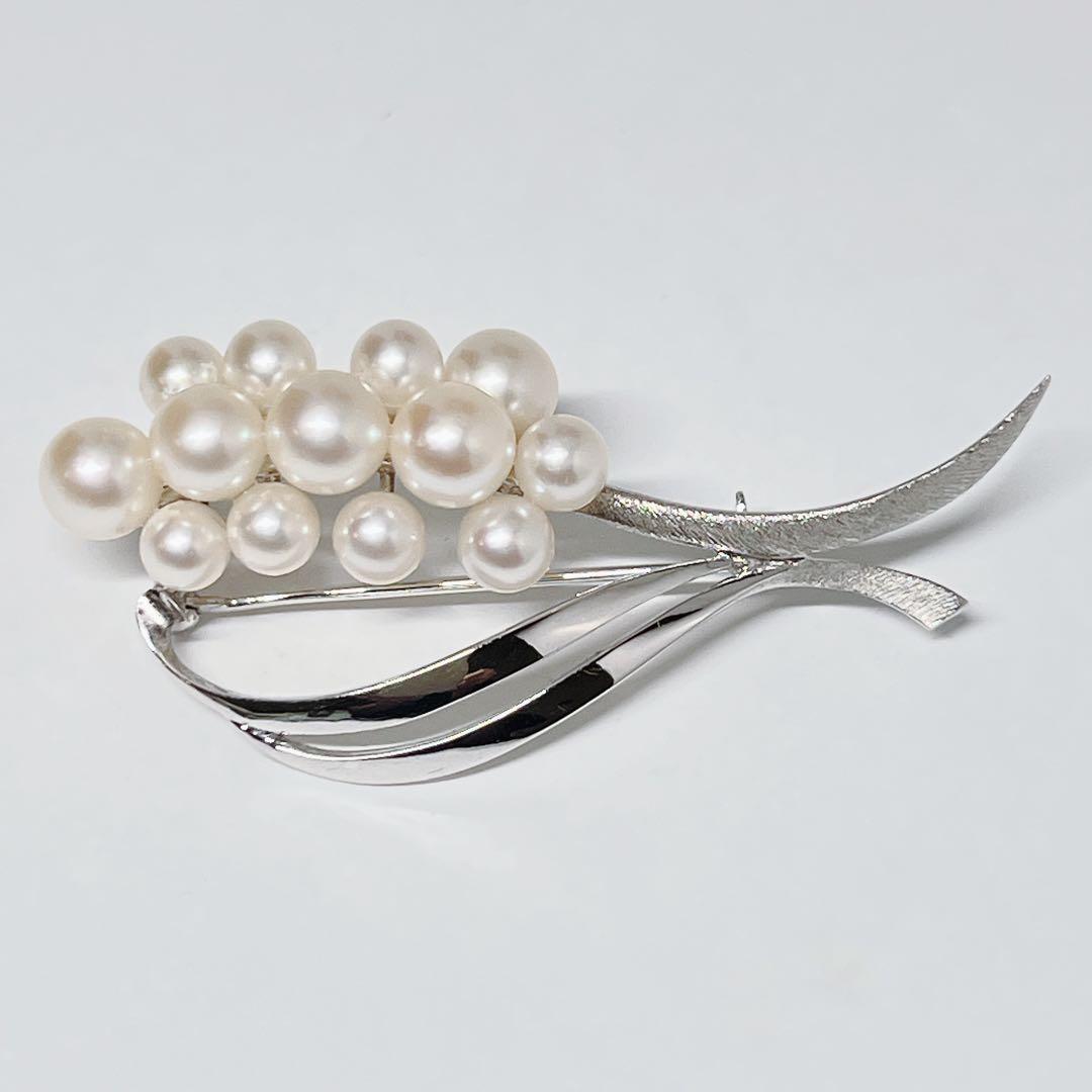 美品✨MIKIMOTO ミキモト パール　ブローチ フラワー　ブーケ