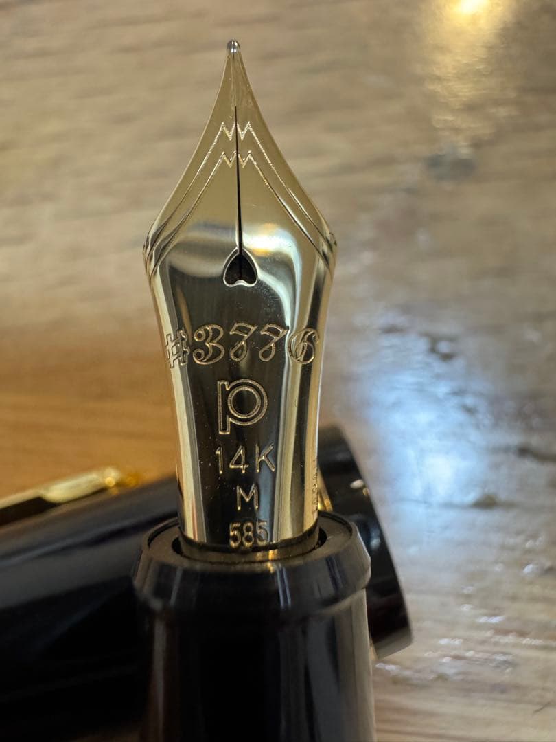 PLATINUM プラチナ 万年筆 3776 14K M 585 文房具 金