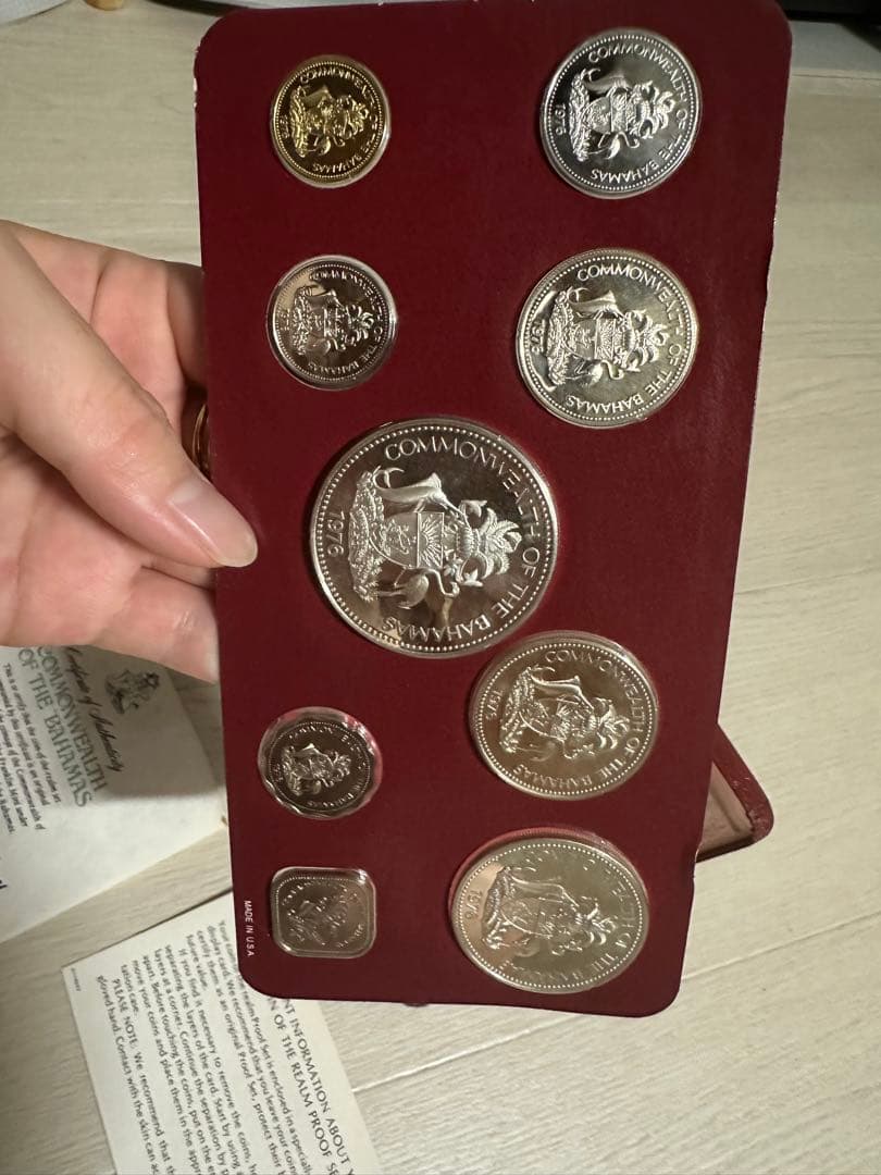 1976年バハマフランクリンミントプルーフ