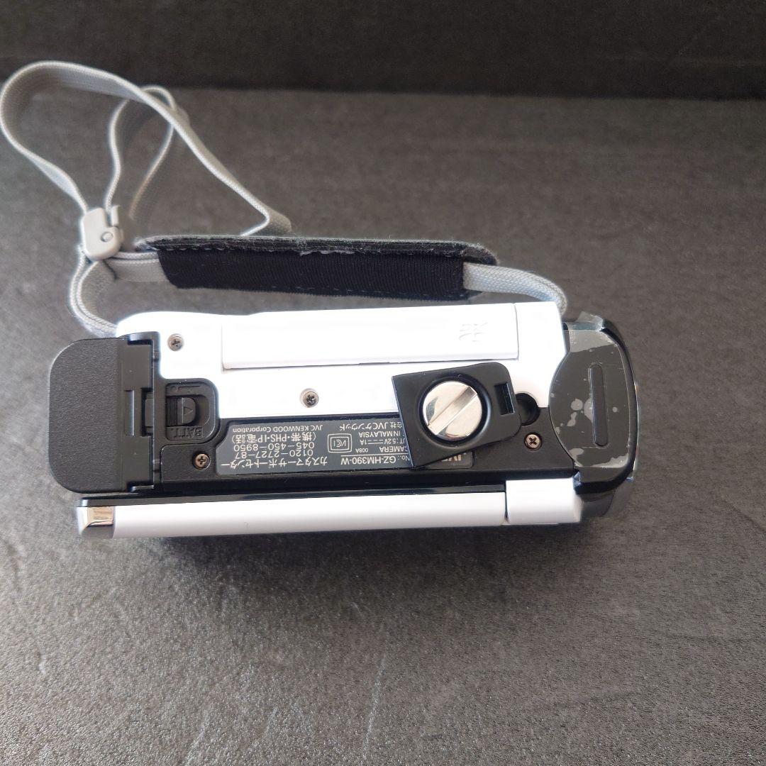 【動作確認済み❗】JVC　GZ-HM390　ビデオカメラ　ホワイト