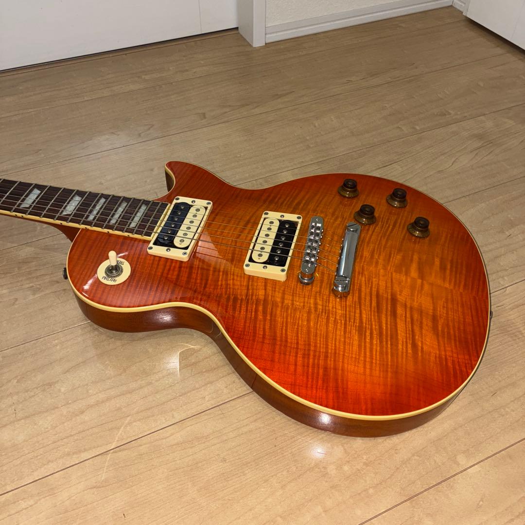 弦交換済み！激虎目　王道　laid back エレキギター レスポールタイプ