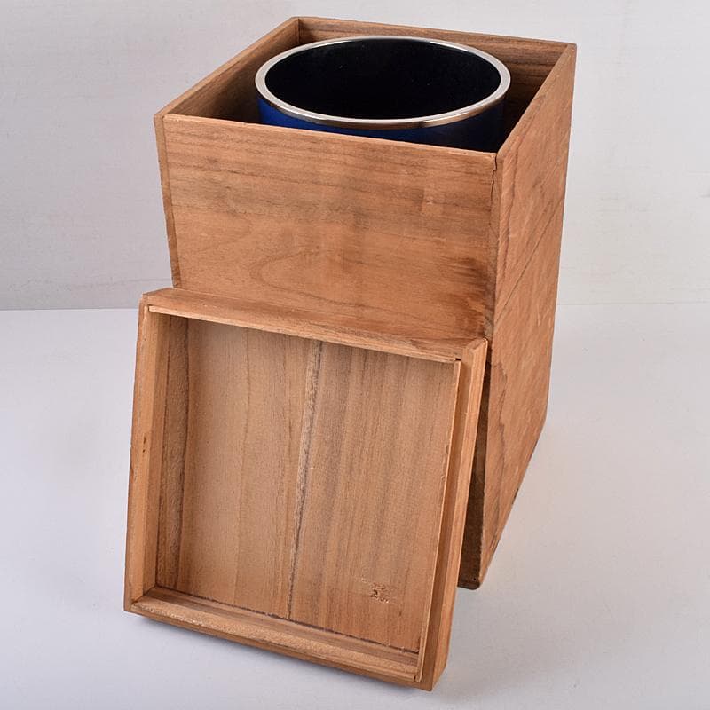 七宝焼　鶴文　花瓶　時代箱付　M　R8883B