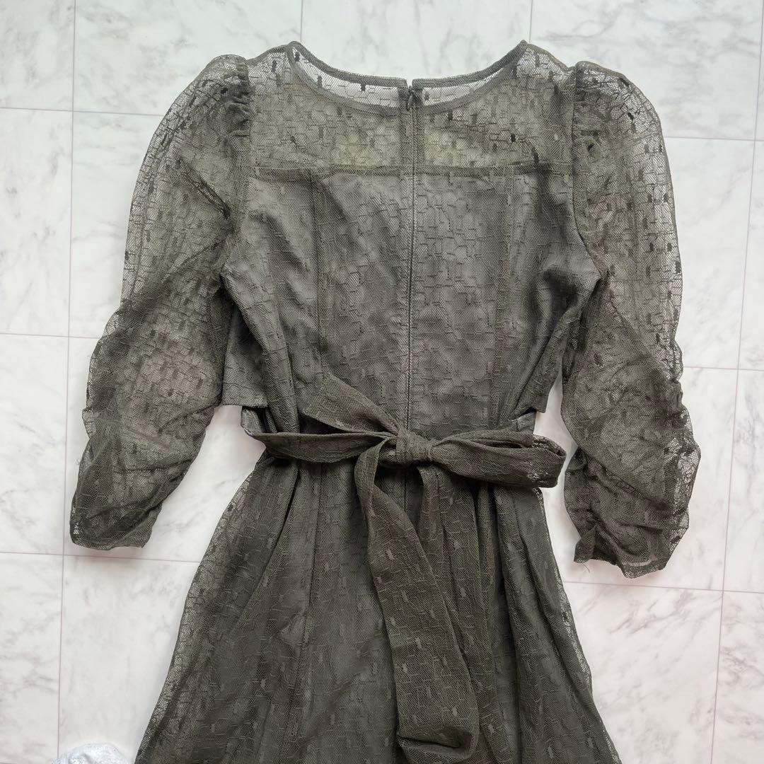 美品✨etoll エトル　カシュクールデザインフレアドレス　オケージョンドレス