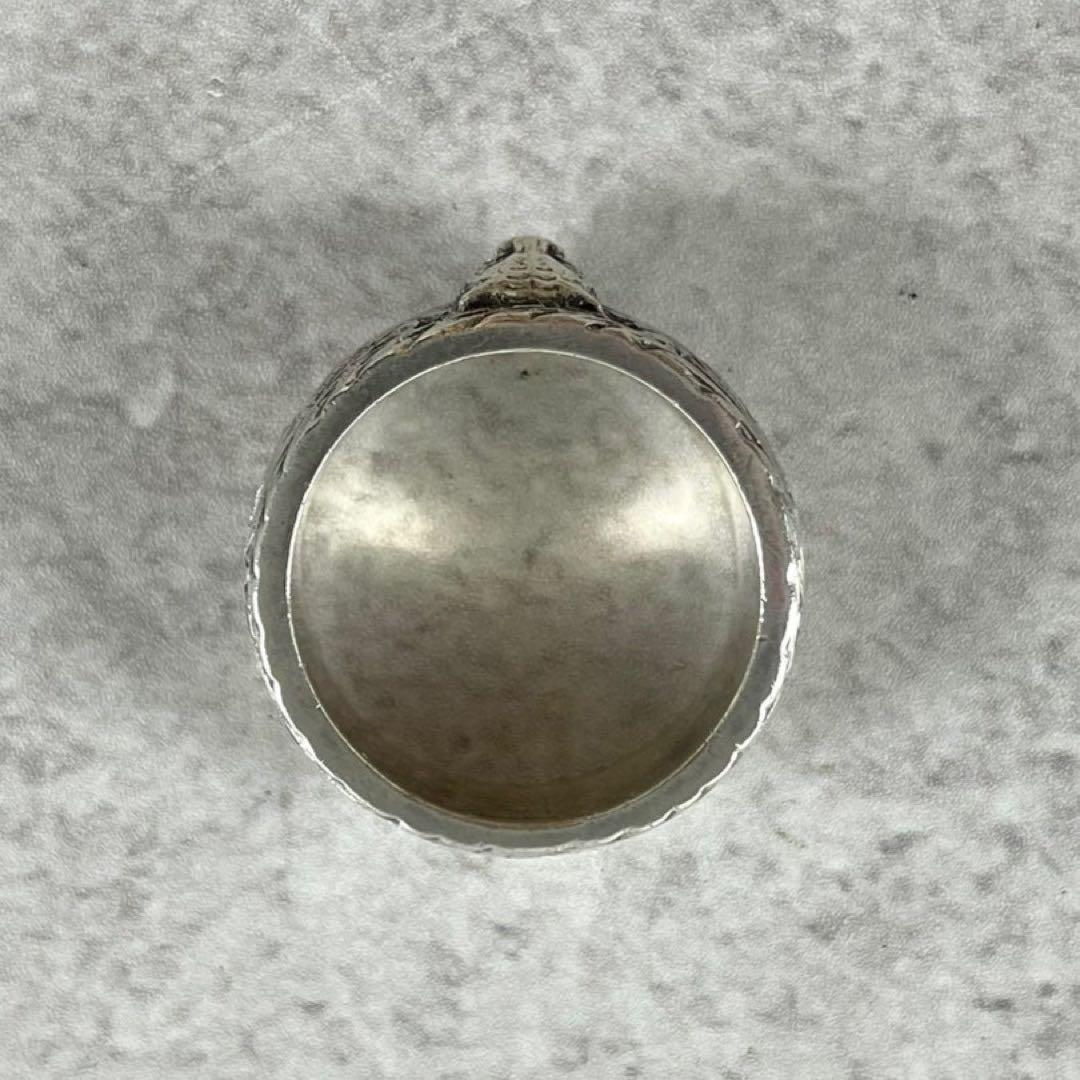 【極美品】GUCCI シルバーリング 23号 キャット インターロッキング