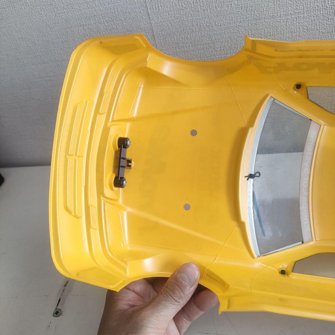 【当時物、レア】タミヤTA03シャーシ、メカ付き、メルセデスボディ付き