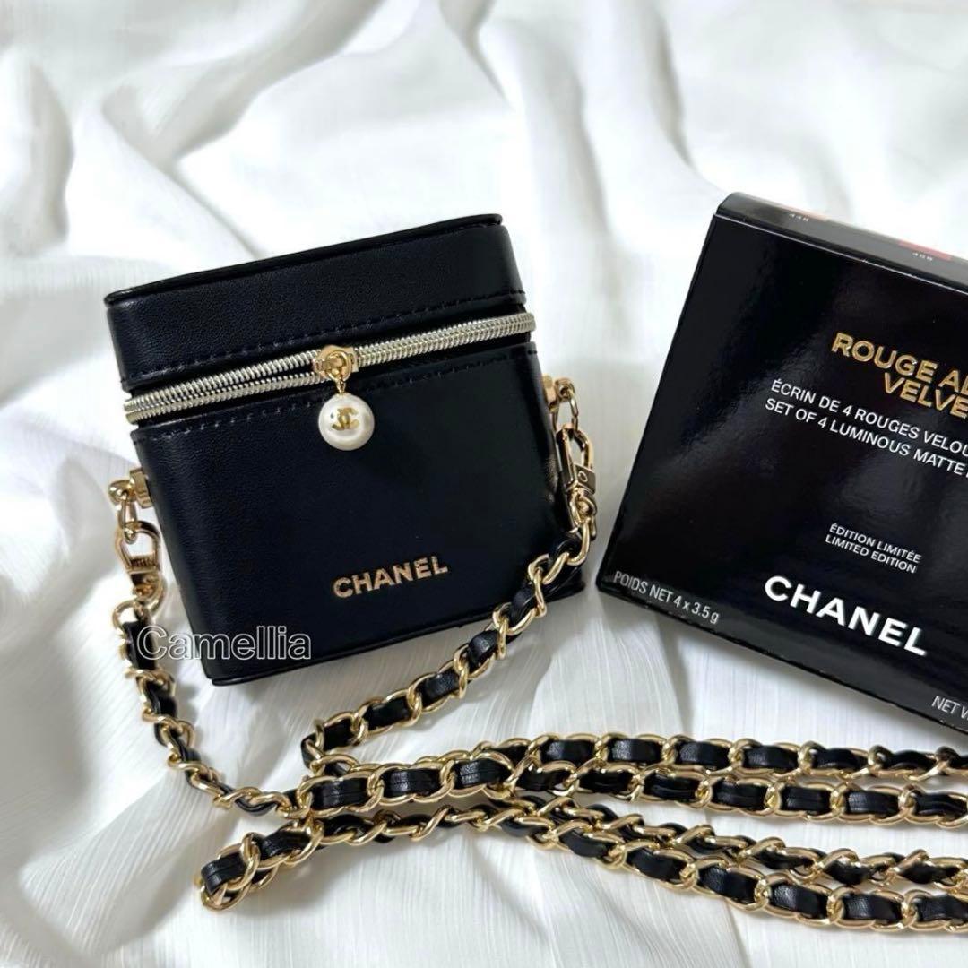 シャネル ノベルティ リップケース ショルダー