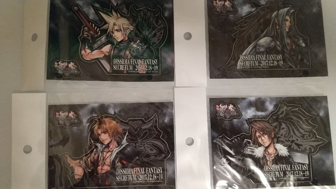 DISSIDIA FINAL FANTASY 朗読劇物販品 ステッカー4種セット