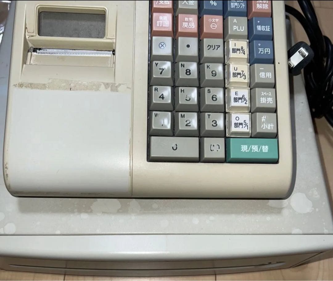 SHARP XE-A20 レジスター 本体レジロール付き