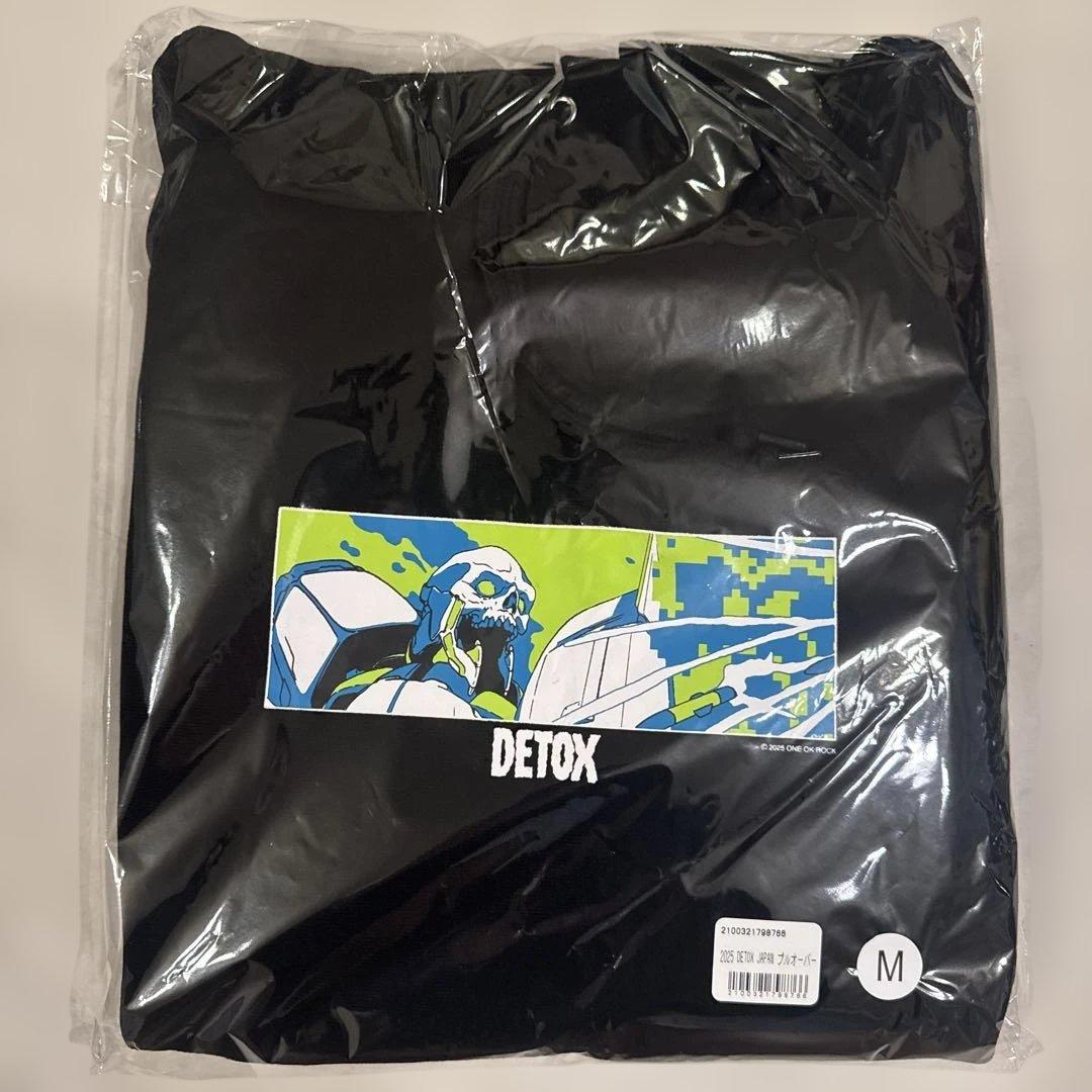 ONE OK ROCK 新品未開封 DETOX プルオーバー(ブラック/M)