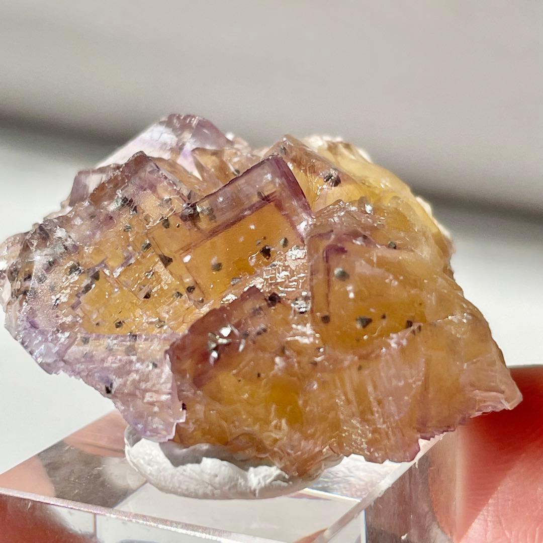 384 イリノイ州産 フローライト&キャルコパイライト