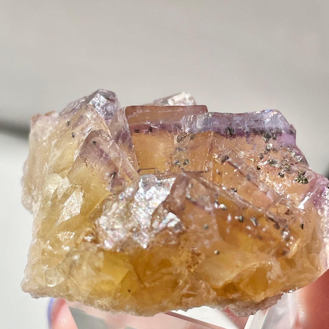 384 イリノイ州産 フローライト&キャルコパイライト