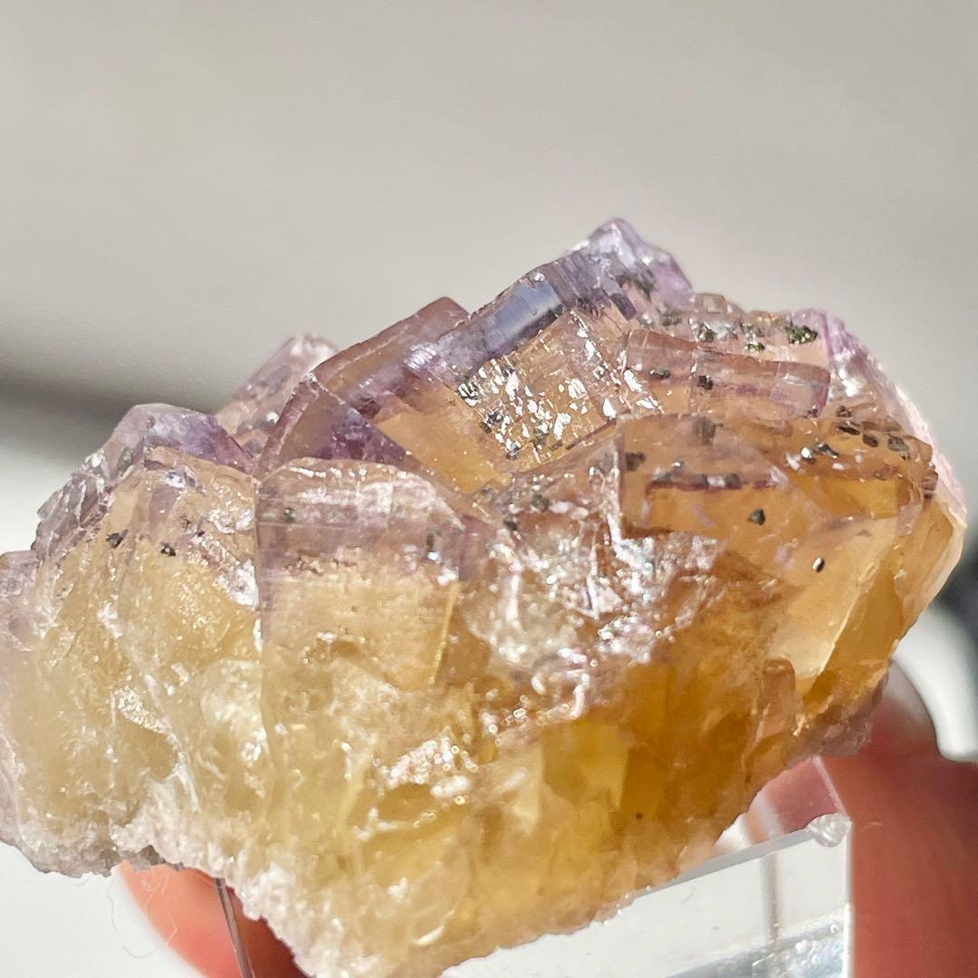 384 イリノイ州産 フローライト&キャルコパイライト