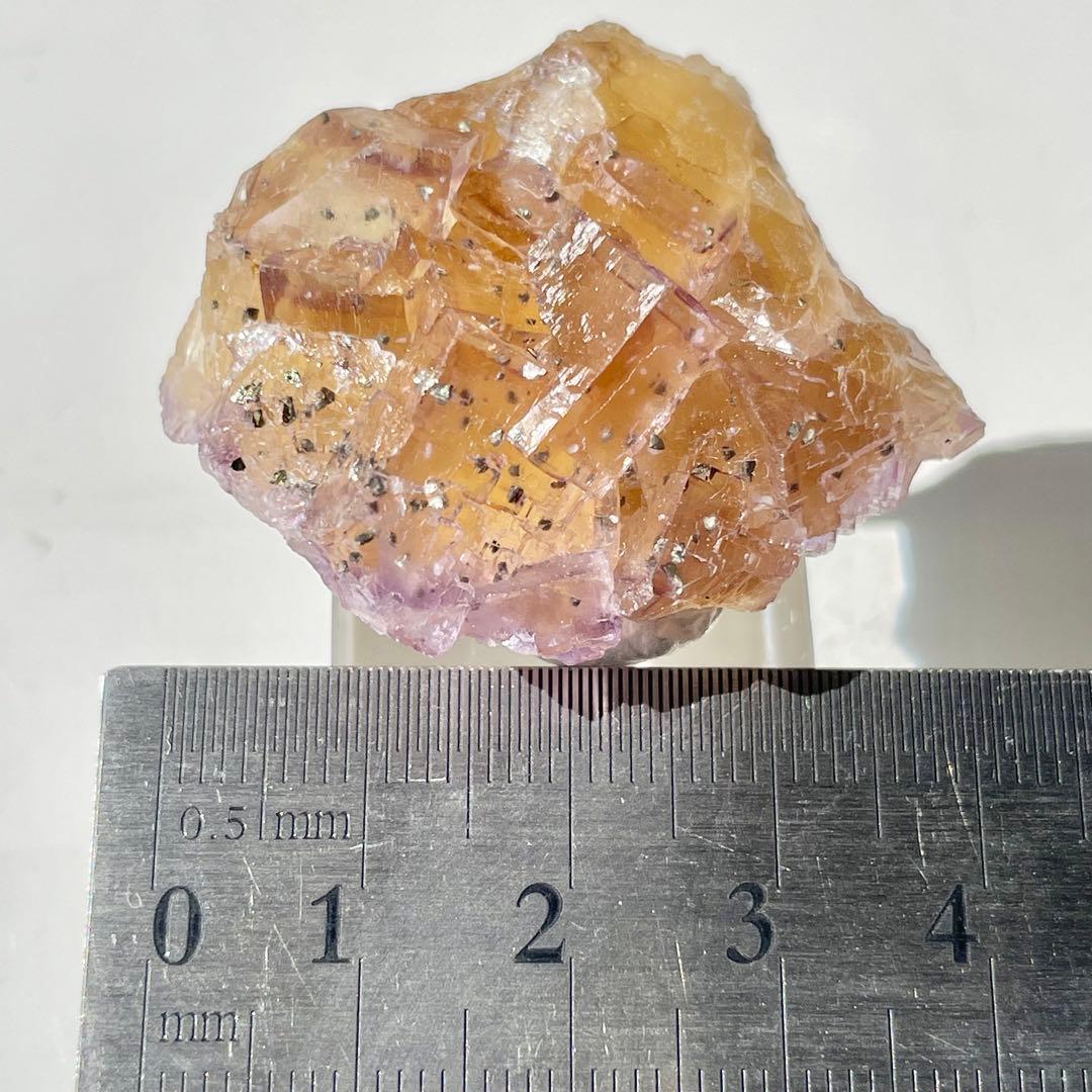 384 イリノイ州産 フローライト&キャルコパイライト