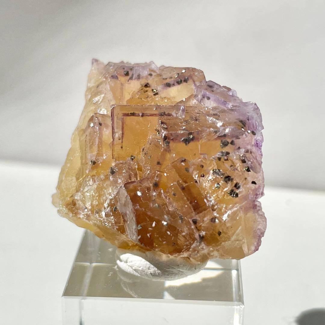 384 イリノイ州産 フローライト&キャルコパイライト