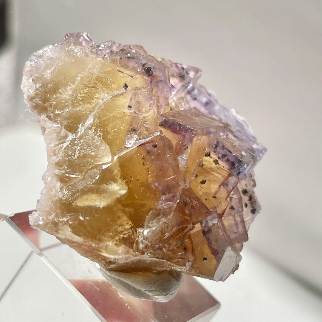 384 イリノイ州産 フローライト&キャルコパイライト