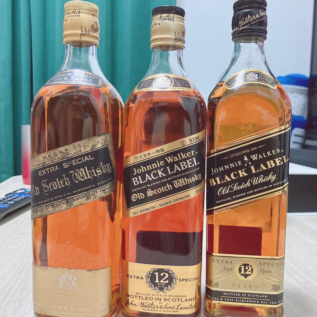 ジョニーウォーカーブラックラベル 3本セット