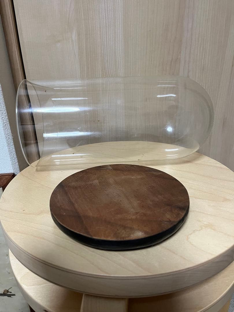 フランスアンティーク　ガラスドーム