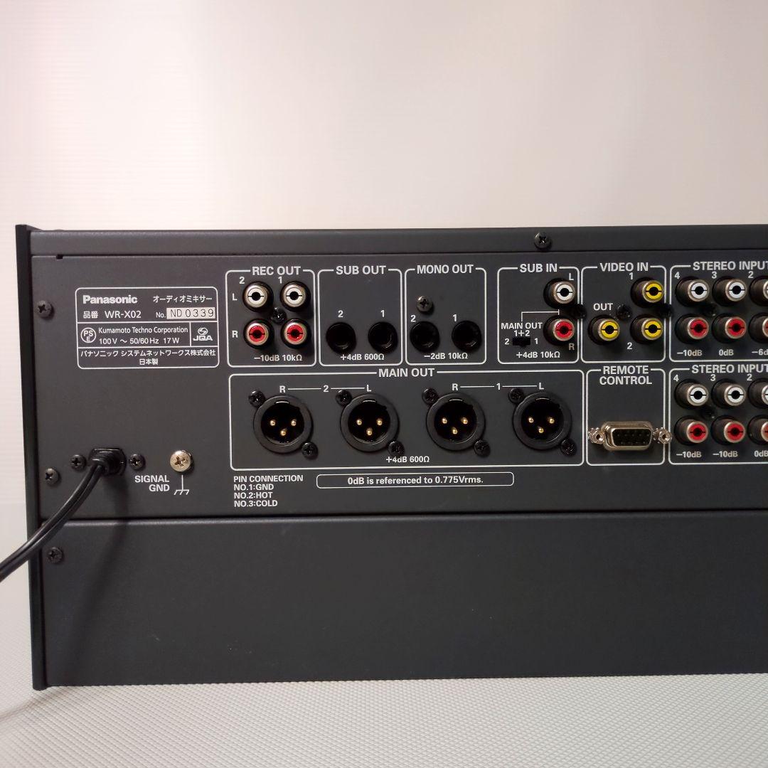 パナソニック RAMSA コンパクトミキサー（14イン・6アウト） WR-X02