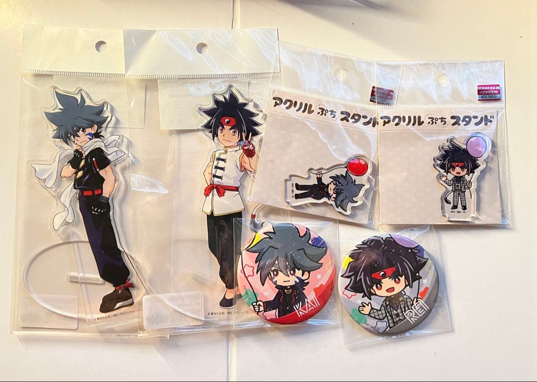 爆転シュートベイブレードGレボリューション アクリルスタンド　カイ レイ