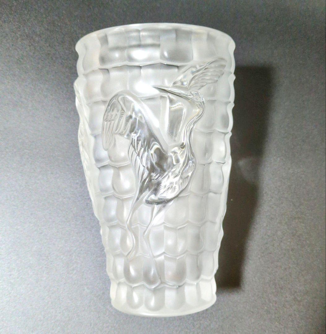 ルネ・ラリック　LALIQUE 花瓶　VASE　 ツル　美品