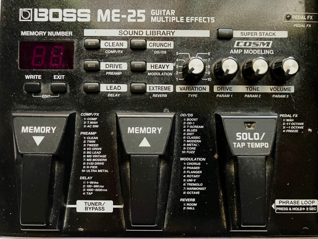 BOSS ME-25 マルチエフェクター