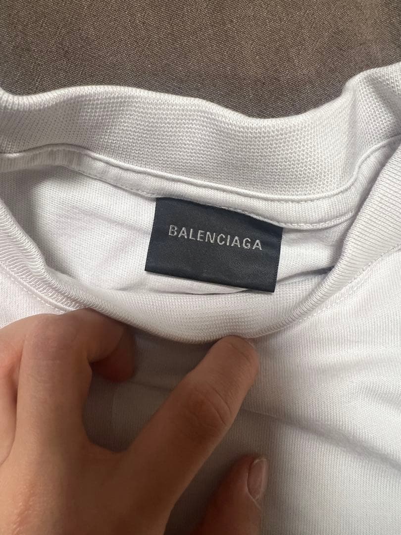 BALENCIAGA バレンシアガ 反転ロゴ ホワイト Tシャツ
