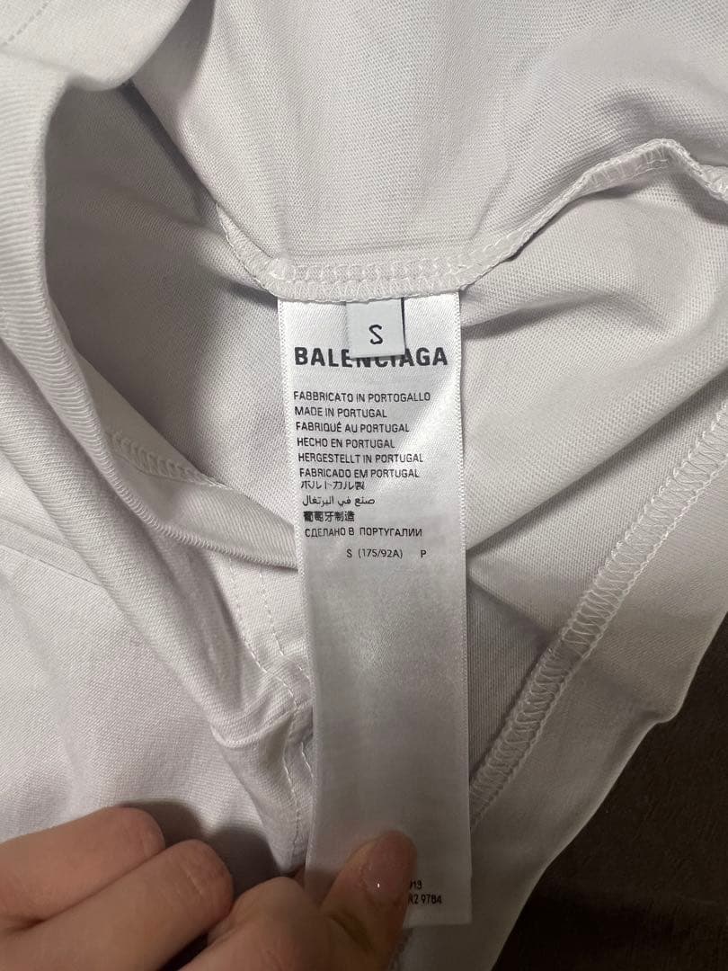 BALENCIAGA バレンシアガ 反転ロゴ ホワイト Tシャツ