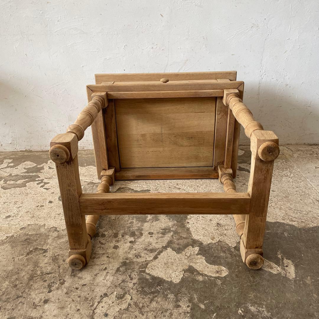 ヴィンテージ　ドロワーサイドテーブル ドロワーベッドサイドテーブル　剥離