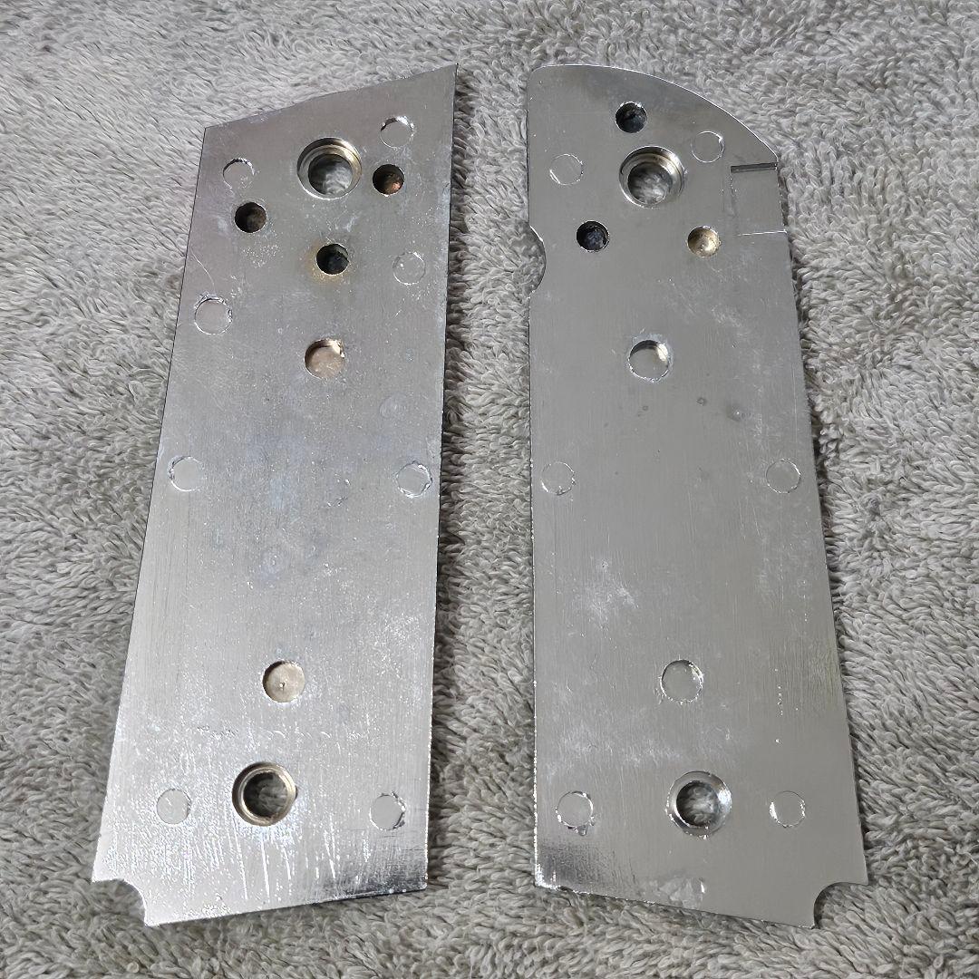 美品☆ WA SCW コルト ガバメント 限定イーグル フルメッキメタるグリップ