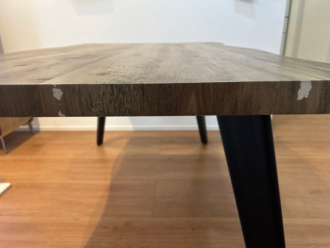 【まゆ】マナベインテリアハーツ　ダイニングテーブル　レスター150cm