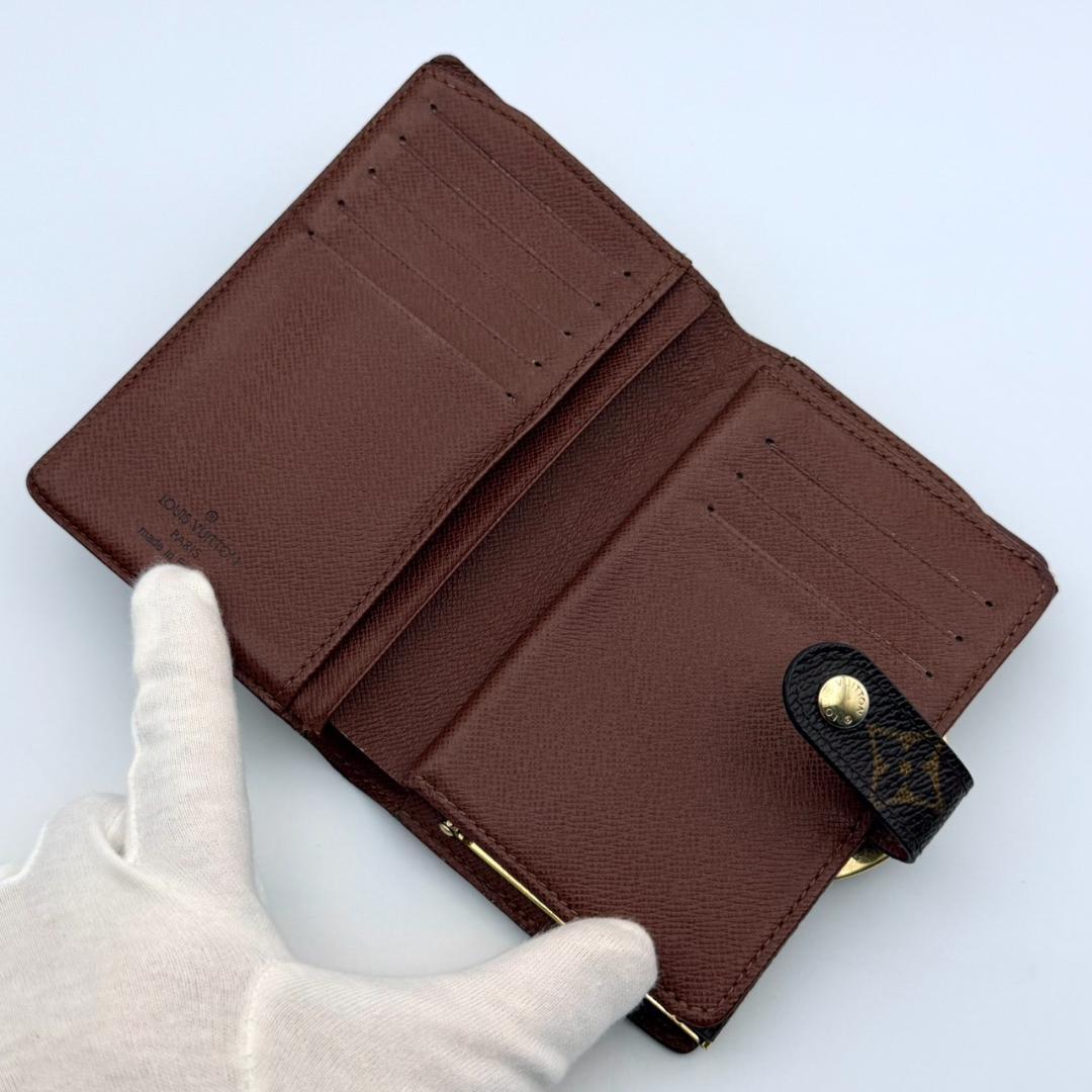 ルイヴィトン モノグラム ポルトフォイユ ヴィエノワ 二つ折り財布 がま口 新型
