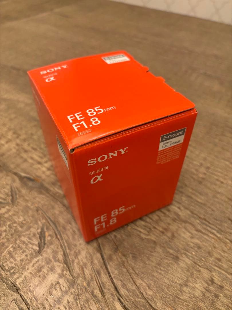 SONY FE 85mm F1.8 SEL85F18 プロテクター付き