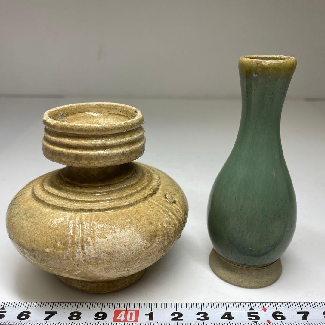 専用　中国古玩　小壺　3点　高さ13.2・9.7・7.5㎝　東な7-0329①