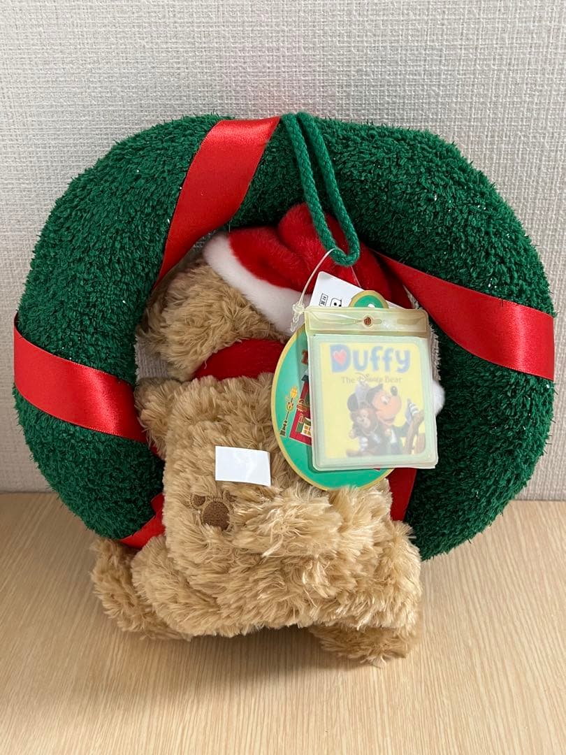 【新品未使用タグ付き】ダッフィー　ぬいぐるみリース　クリスマス