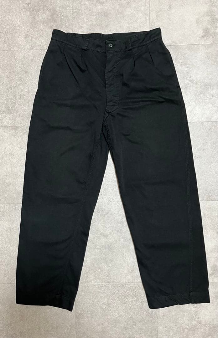 ビンテージ フランス軍 M52 チノ 後染め 黒染め