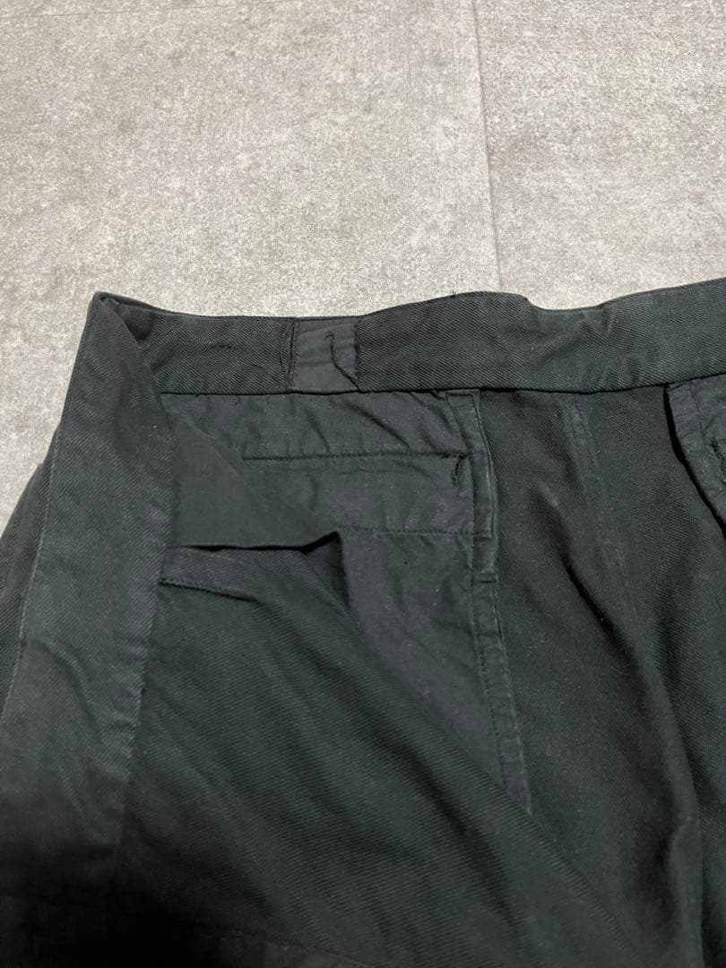 ビンテージ フランス軍 M52 チノ 後染め 黒染め