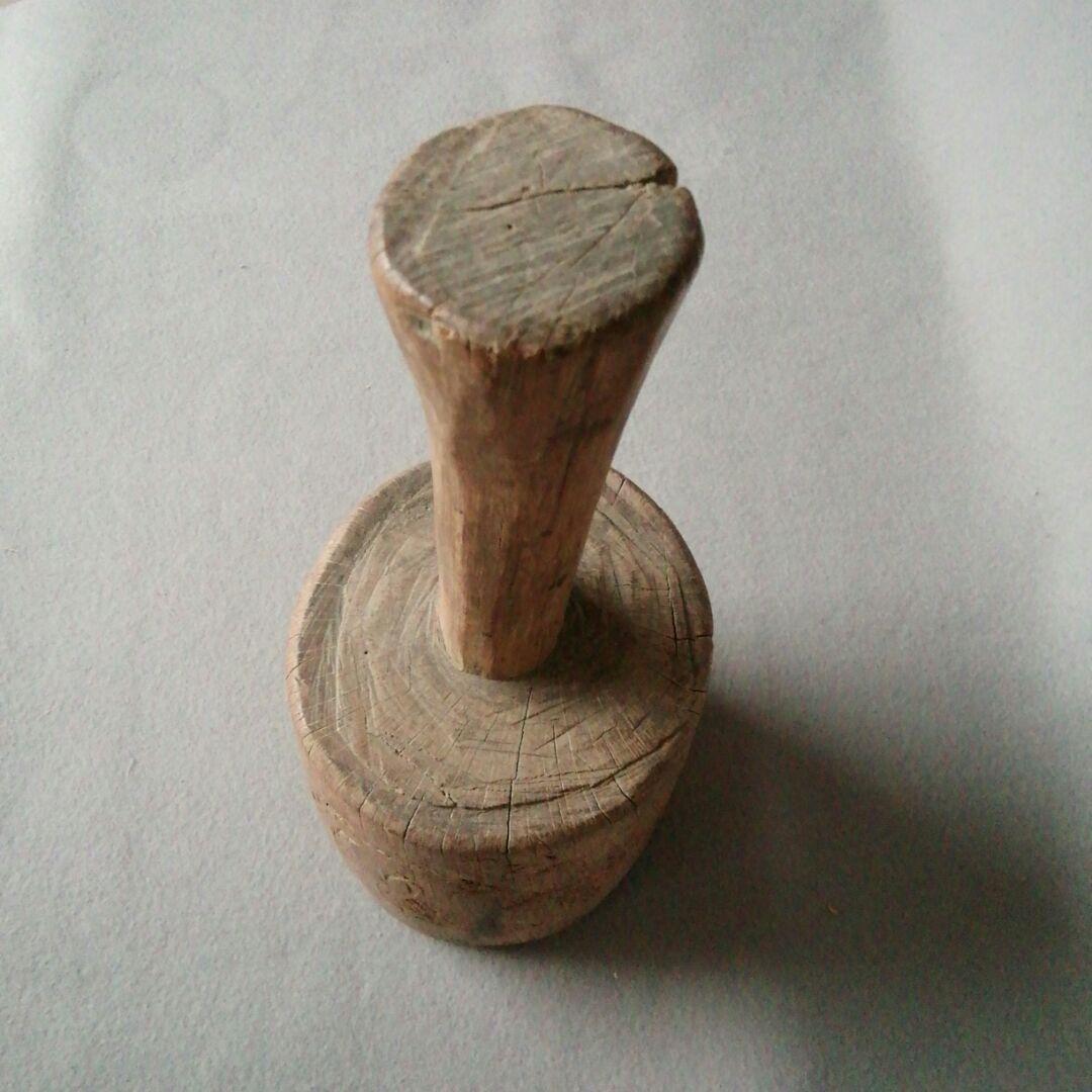 砧(きぬた)　木製　農具　道具　藁　作業道具　農業道具　叩き道具　農業